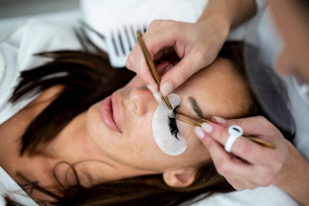 Eyelash Extensions Technician training at BC Medical Clinic College