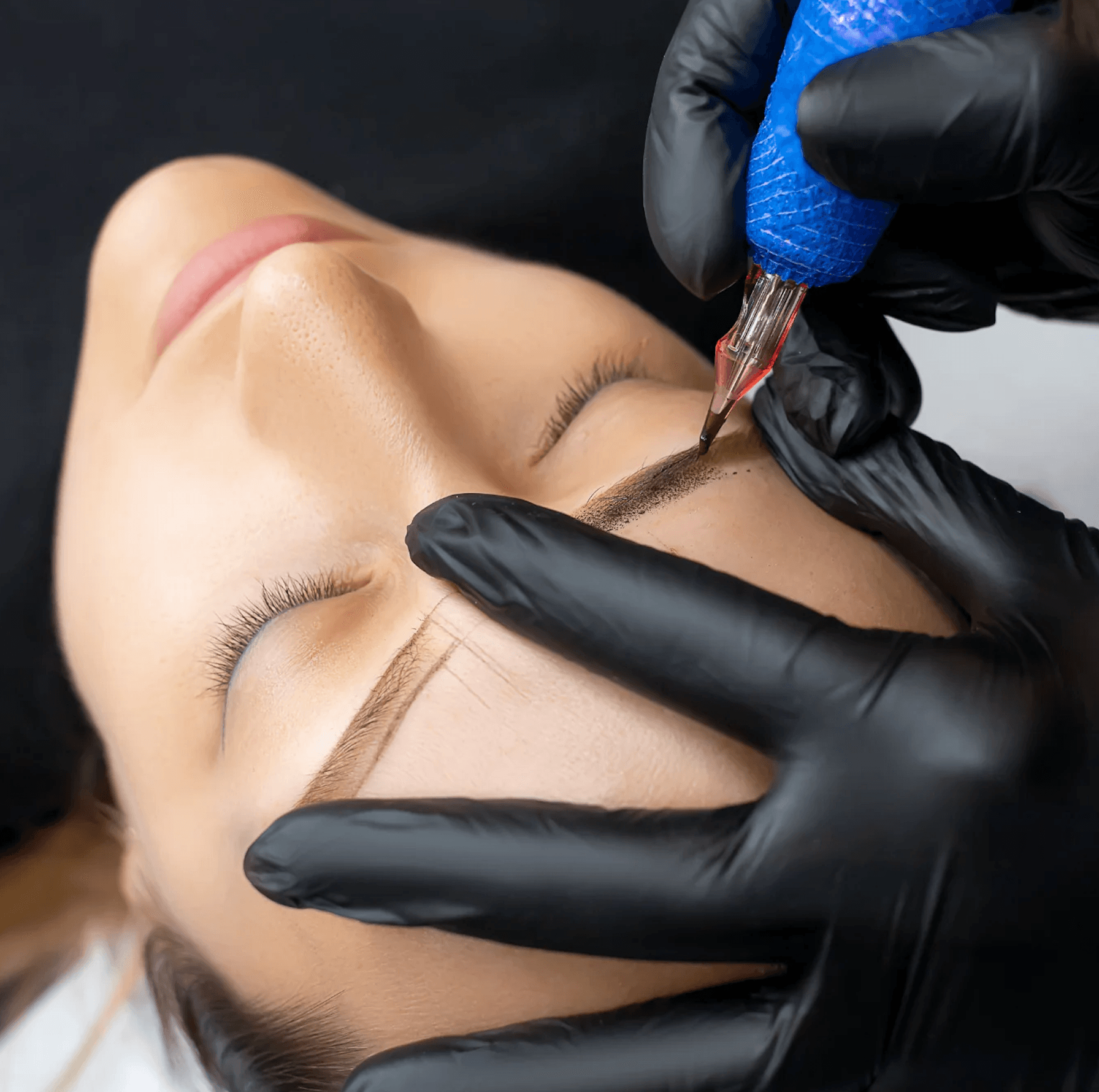 Ombre Powder Shading Brow Technician training at BC Medical Clinic College